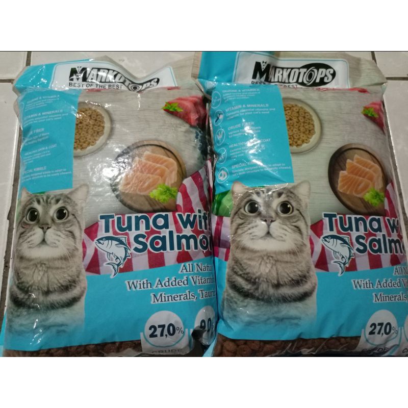 Markotops Tuna Salmon Repack 1 kg Markotops Cat food 1kg Repack