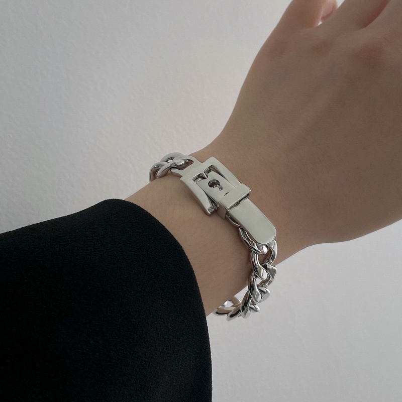 Belt Buckle Bracelet Accessories Hip Hop Simple Jump Di