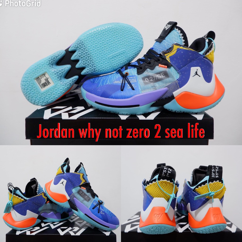 SEPATU BASKET AIR JORDAN WHY NOT ZERO 2 HIGH SEA LIFE