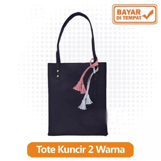 Zalfa - Tas Wanita Tote Bag Mini Kuncir 2 Warna