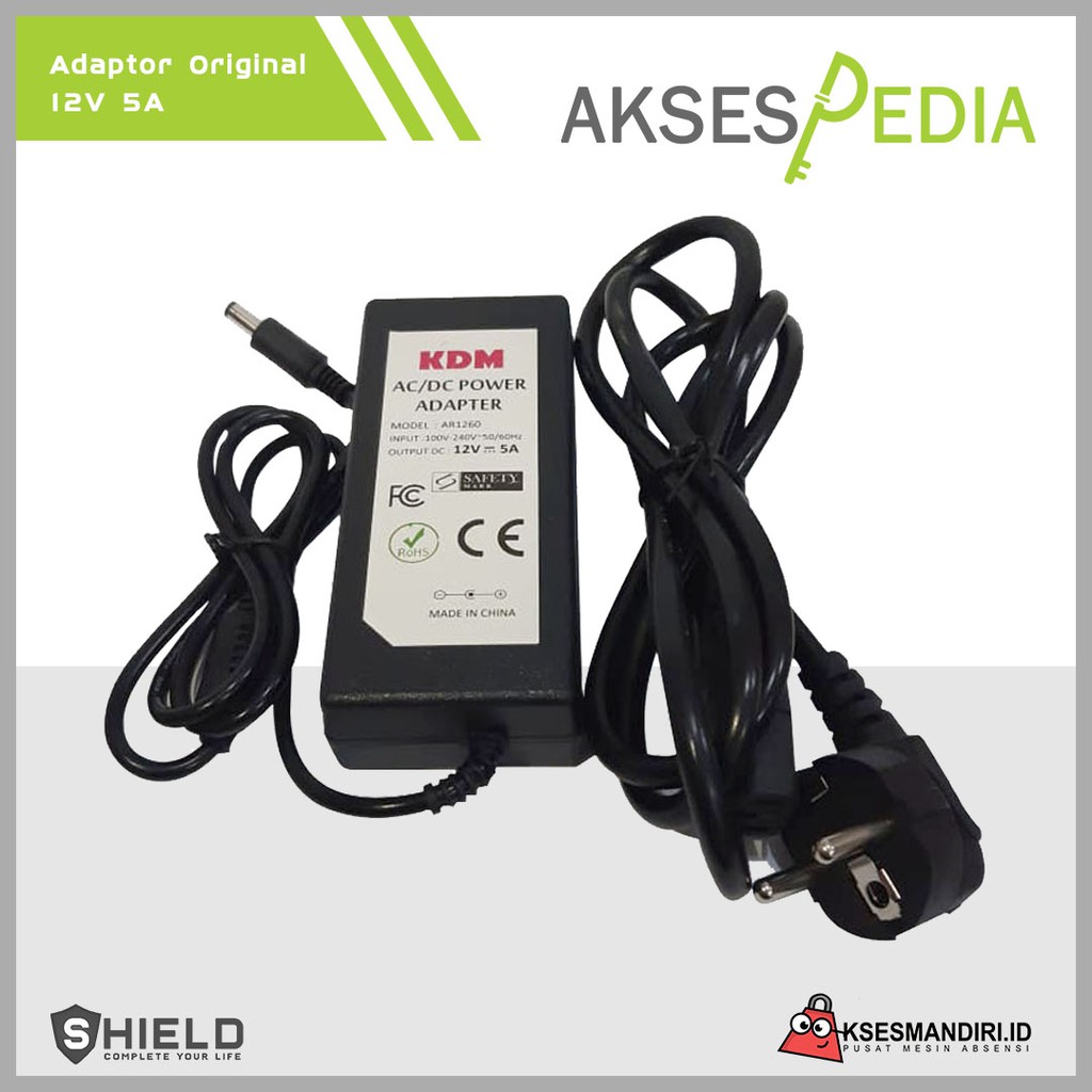 Adaptor Mesin Absensi 12V 5A