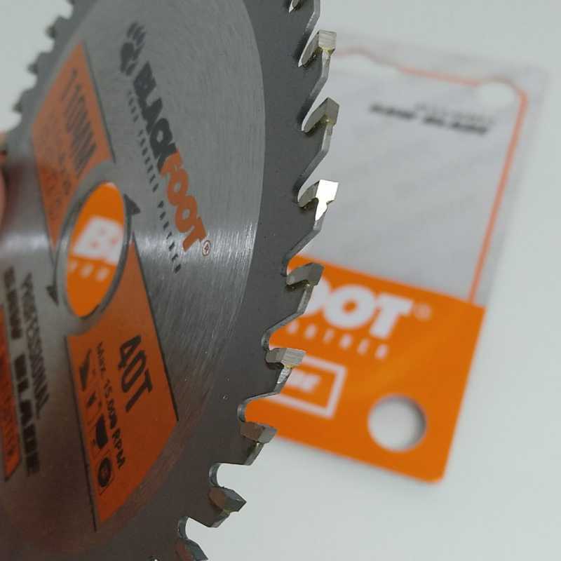 Mata Gergaji Circular BLACKFOOT 4x40T TCT Saw Blade 4inch 40T Serkel Tungsten Potong Kayu Aluminium