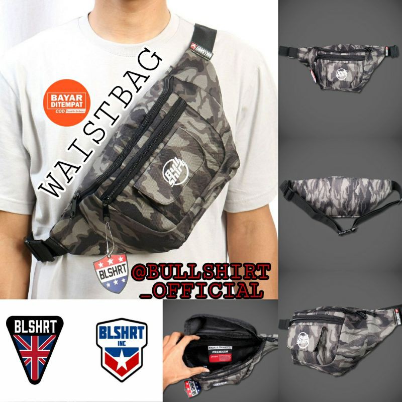 TAS PINGGANG/WAISTBAG DISTRO BULLSHIRT ORIGINAL BRAND