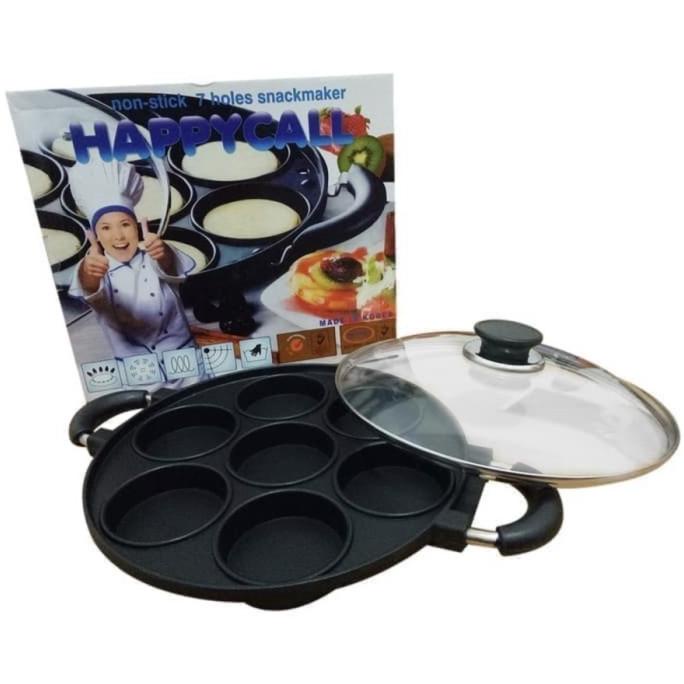 ___] Cetakan kue martabak mini 7 lubang happycall teflon