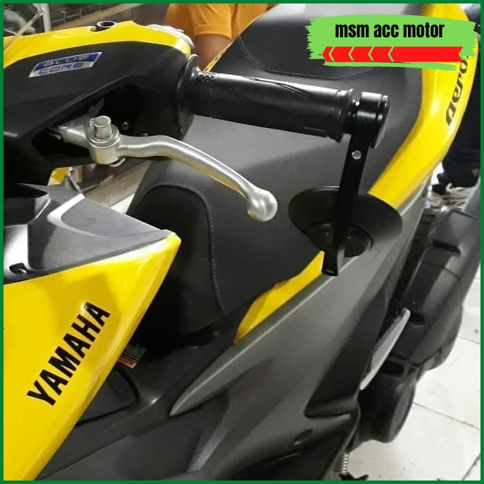 Bar End Spion Jalu Bulat (UNIVERSAL) - AEROX Nmax Vespa PCX ADV VARIO