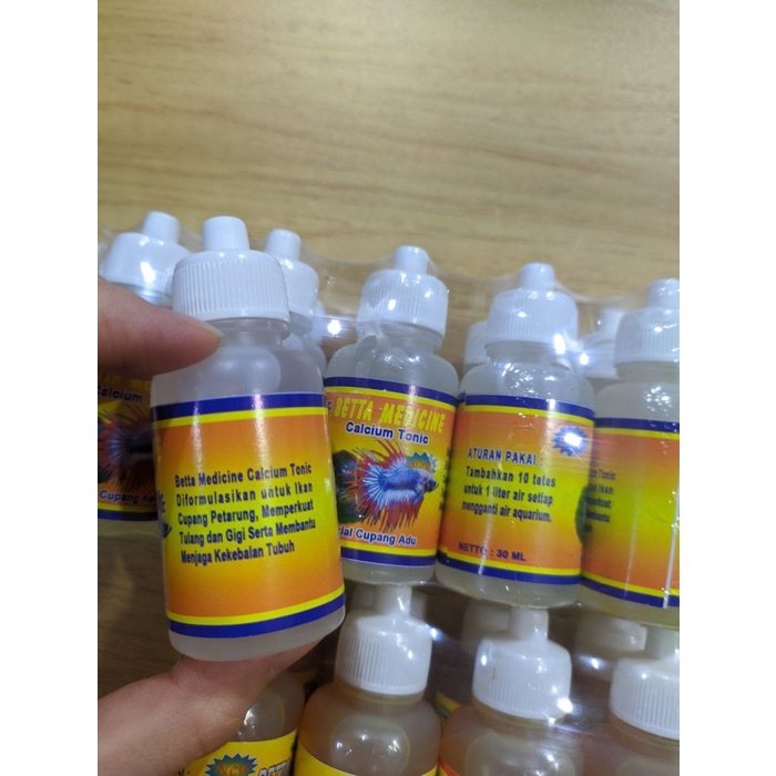 Obat Ikan Cupang Betta Medicine Calcium Tonic &amp; General Tonic