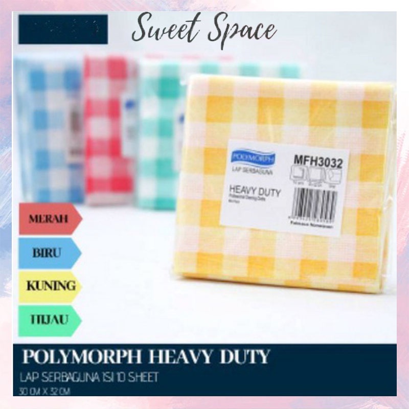 LAP SERBET POLYMORPH HEAVY DUTY ISI 10'S [SWEETSPACE]