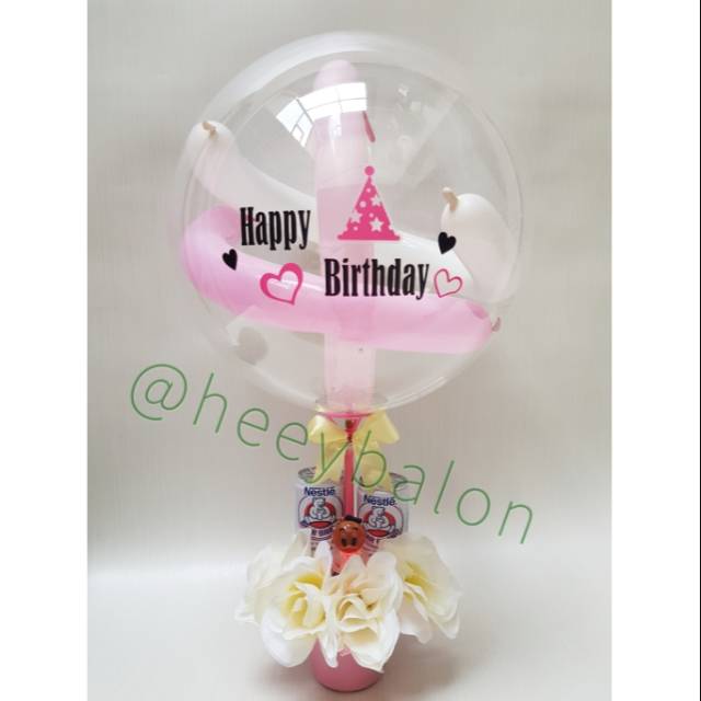 Balon Snack / Balon Bening / Balon Buket / Balon Box / Hantaran Lebaran / Balon Ultah
