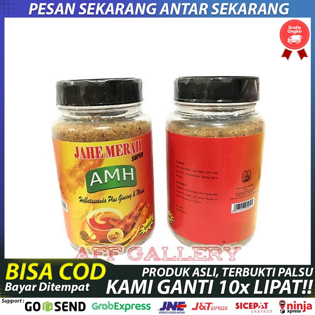 

Jahe Merah AMH - Minuman Jahe Merah Instan - Obat Atasi Rematik - Obat Herbal Nyeri Sendi - Obat Pegal Linu - Obat Perut Kembung