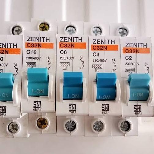 【FRE⚡H】 MCB 1 Phase 2A 4A 6A 10A Zenith produck terbaik