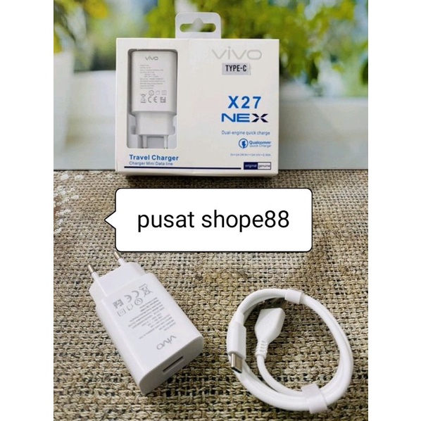 CHARGER VIVO X27 NEX TYPE C ORIGINAL CHARGER VIVO TYPE C ORIGINAL FAST CHARGING CHARGER VIVO TYPE C ORIGINAL CHARGER VIVO V19 ORIGINAL TYPE C ADAPTOR CHARGER VIVO ORIGINAL ADAPTOR HP FAST CHARGING VIVO KABEL TYPE C ADAPTOR VIVO TYPE C ORIGINAL