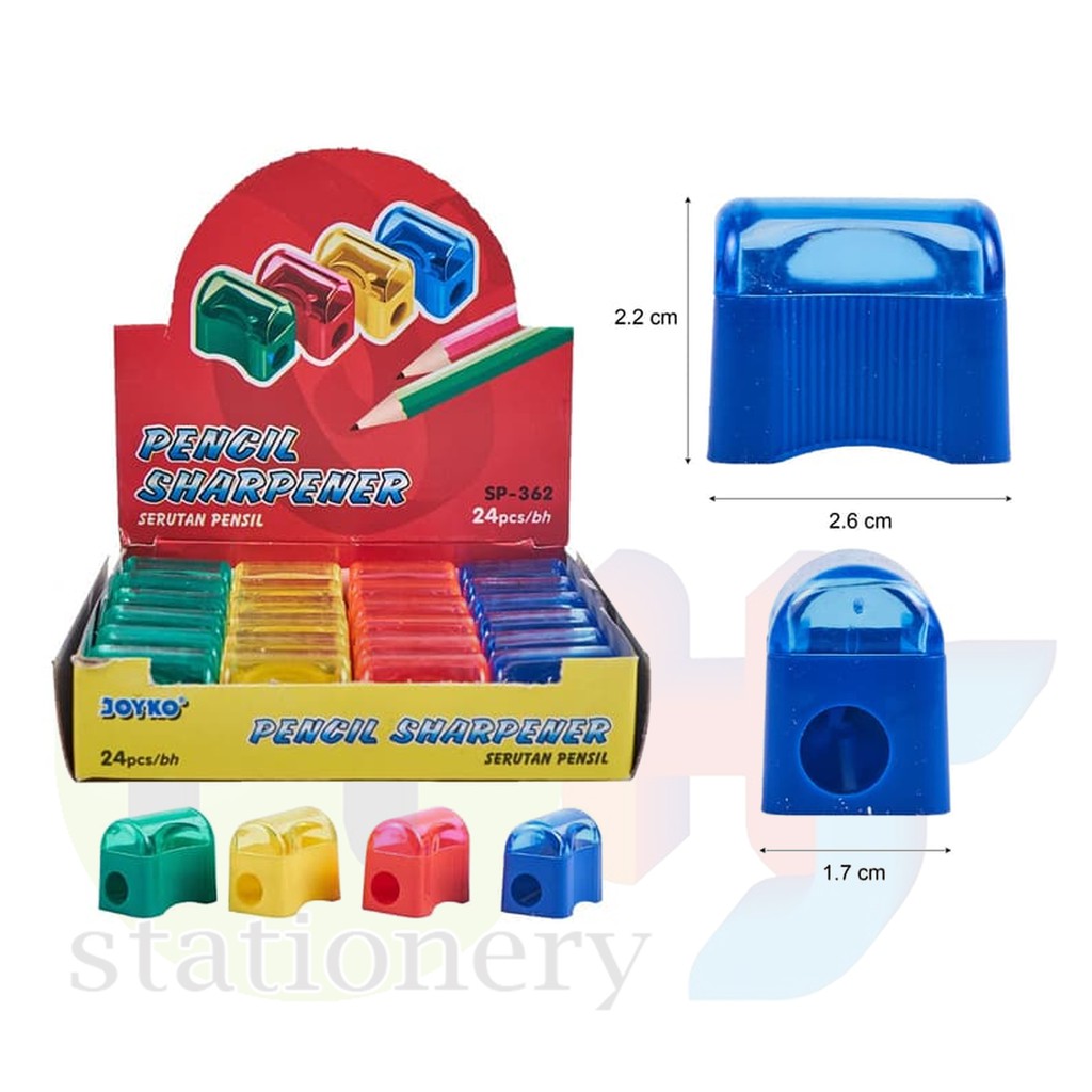 

Sharpener Rautan Serutan Joyko SP-362 1 Box 24 Pcs