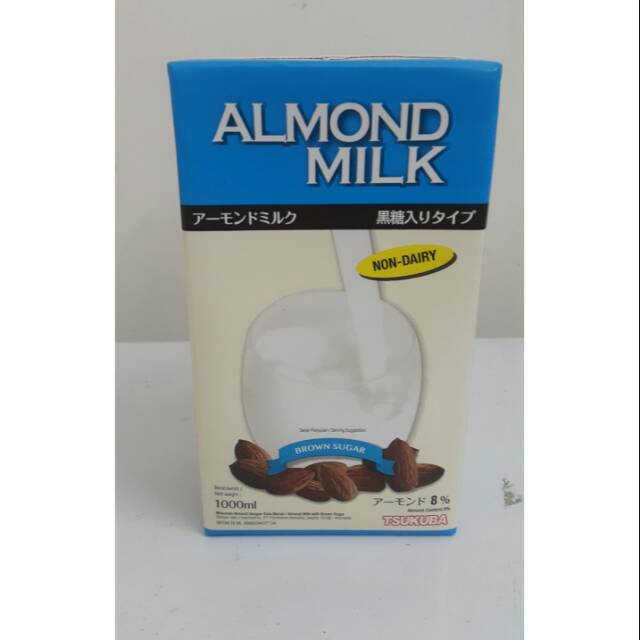 Tsukuba Almond Milk Brown Sugar / Susu Almond dengan Brown Sugar 1 l