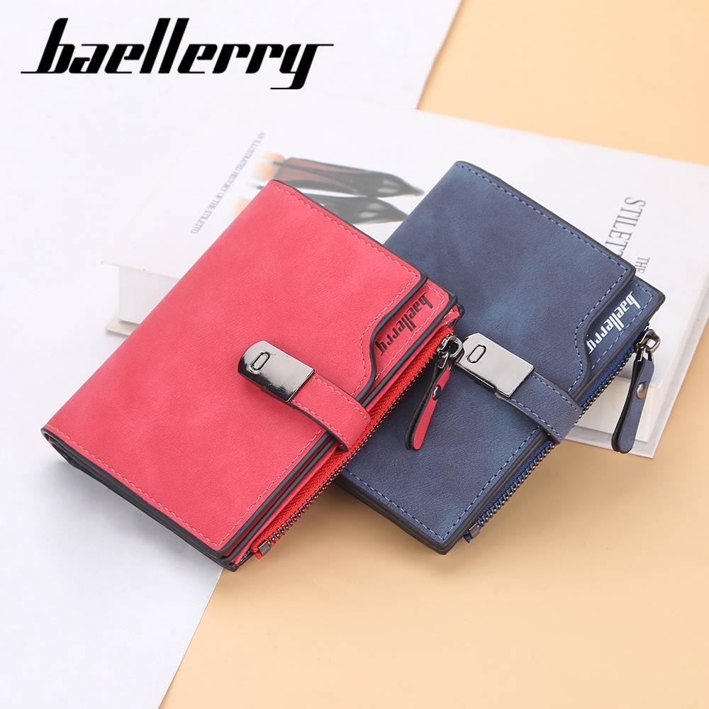 BAELLERRY N2358 Dompet Wanita Kecil Bahan Kulit PU Leather Premium WATCHKITE WKOS