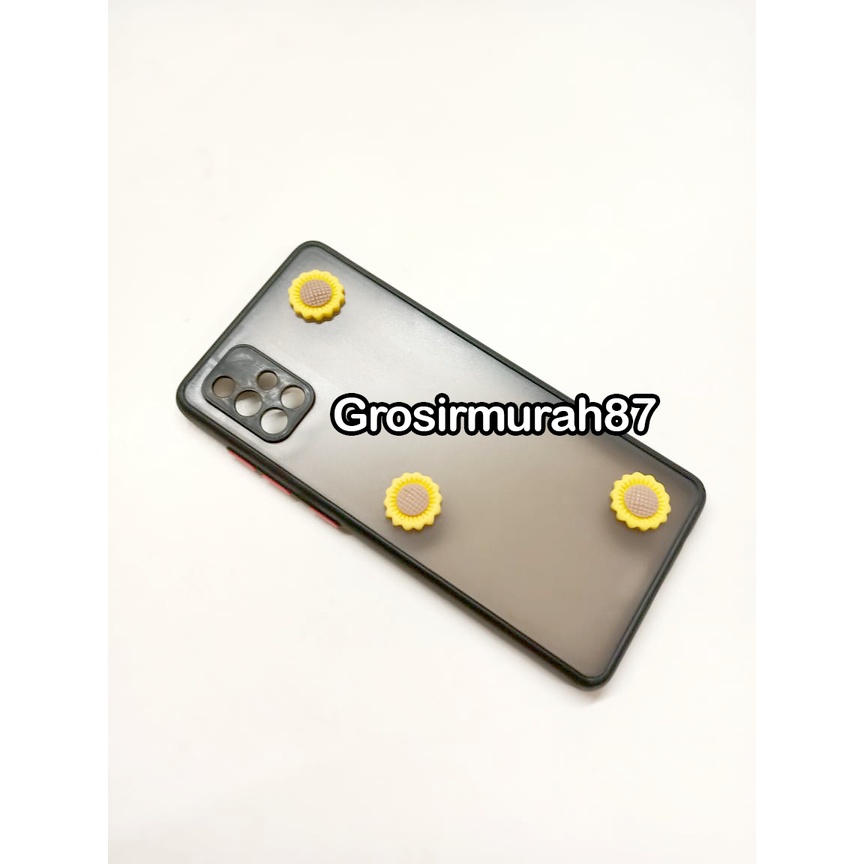 candy macaron softcase case tebal kondom hp Samsung a71 Pink maroon kuning hitam navy