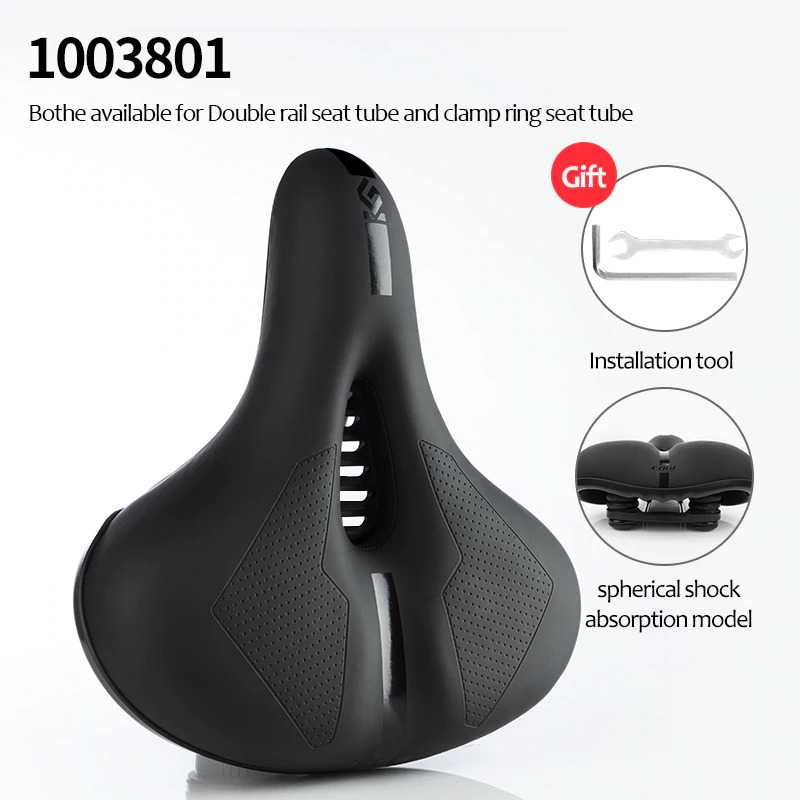 Sadel Sepeda Bike Saddle Leather Absorber Ball 10038