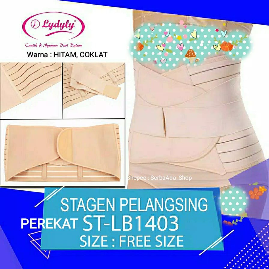 Korset Pelangsing Merk Lydyly LB 1403 Stagen Perekat Kuat Kualitas Bagus