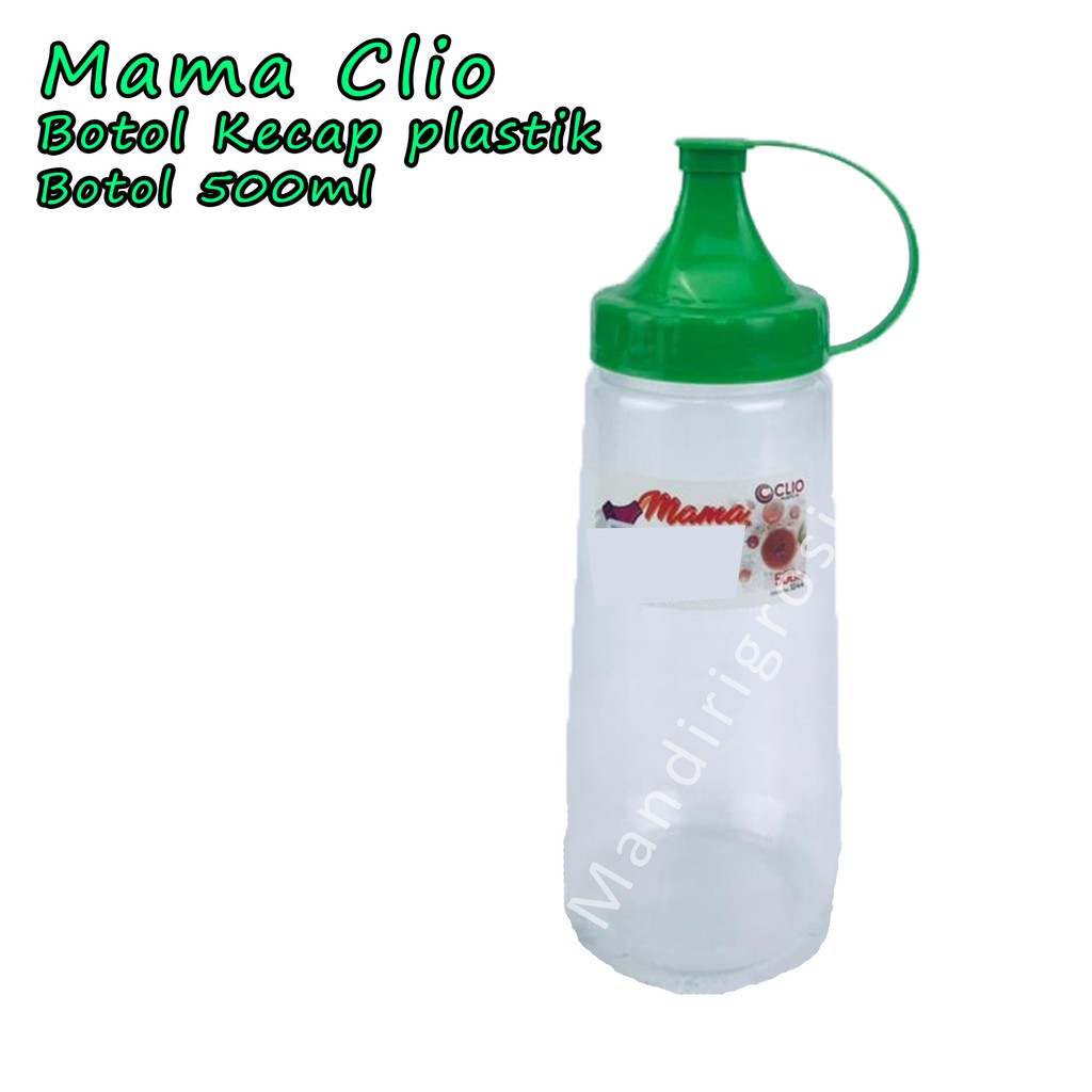 Botol Kecap plastik *Mama Clio * Hijau 1044 * 500ml