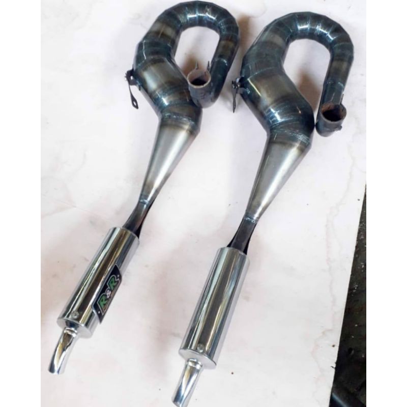 Knalpot Racing Vespa Buang Kanan