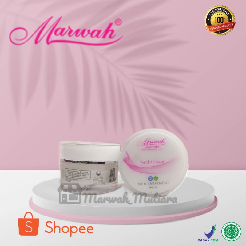 MARWAH Neck Cream Serum Pemutih Leher