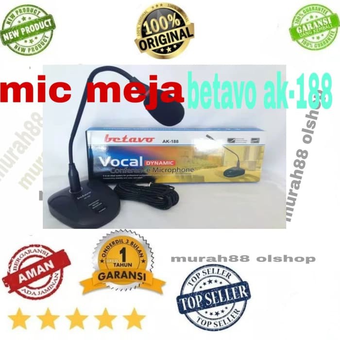 MIC MEJA BETAVO AK-188 mic podium