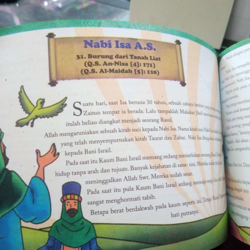 buku mukjizat para nabi dan rasul 96 halaman (24×15cm)