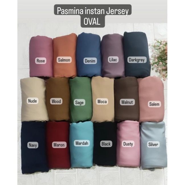 PASMINA INSTAN JERSEY OVALIA MURAAH