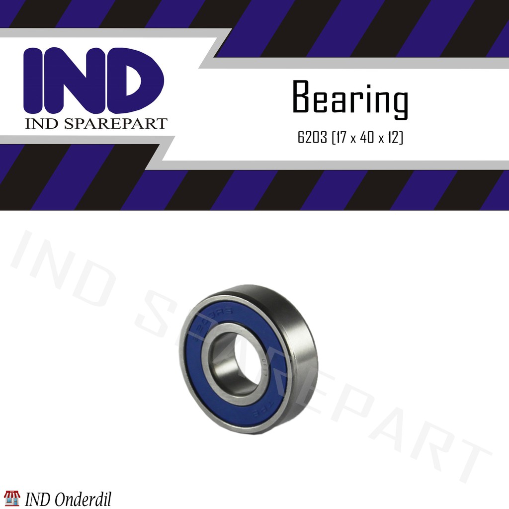 Laher Bearing/Bering Bantalan Roda 6203 RS Untuk Semua Jenis Motor Honda &amp; Yamaha &amp; Suzuki