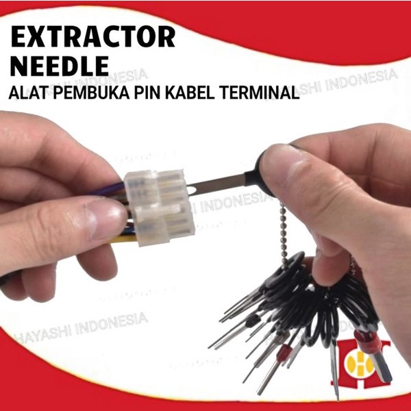 Alat Pelepas Skun Pin Konektor Kabel Terminal Ekstraktor Extractor