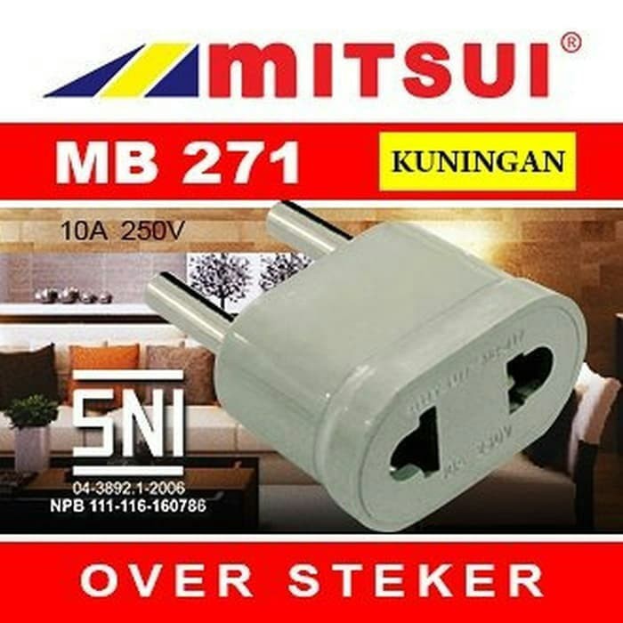 OVER STEKER GEPENG-SAMBUNGAN COLOKAN MITSUI MB-271