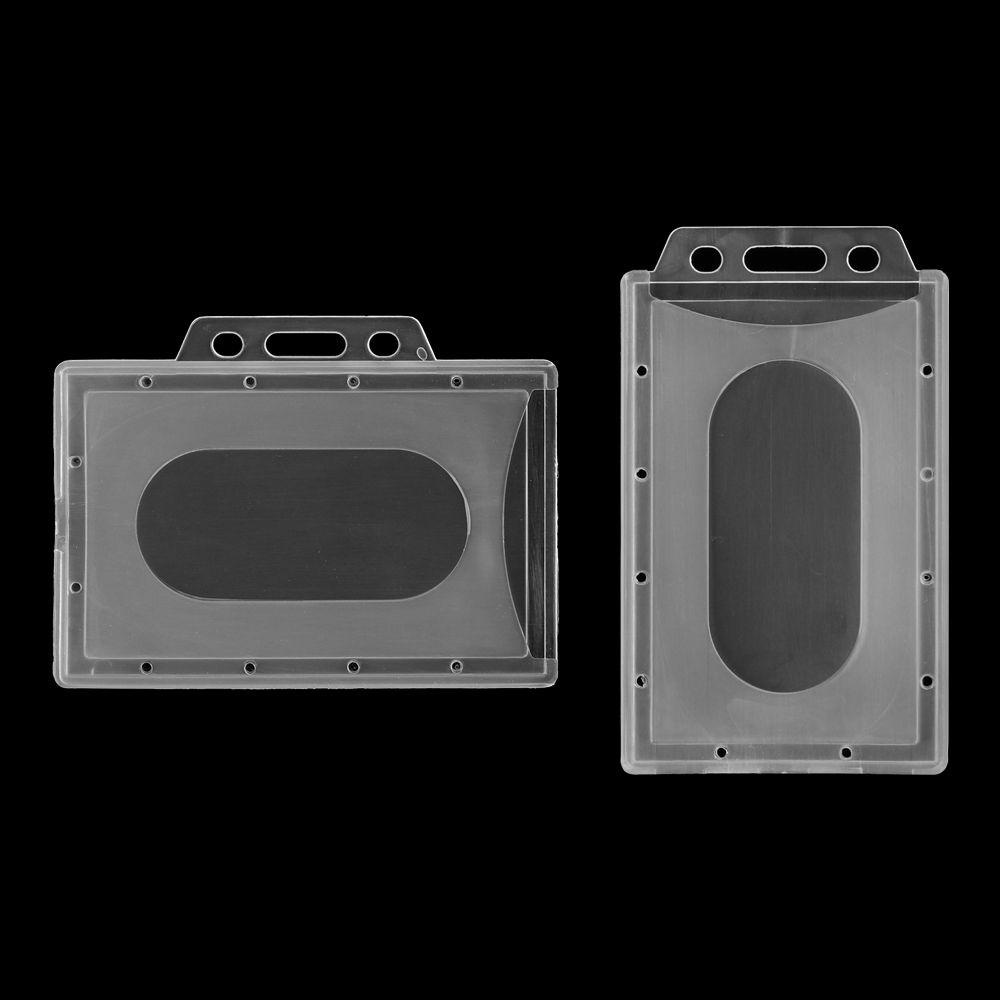 R-flower 1 / 3pcs Cover Pelindung Kartu Identitas Portable Multifungsi Untuk Kantor / Sekolah