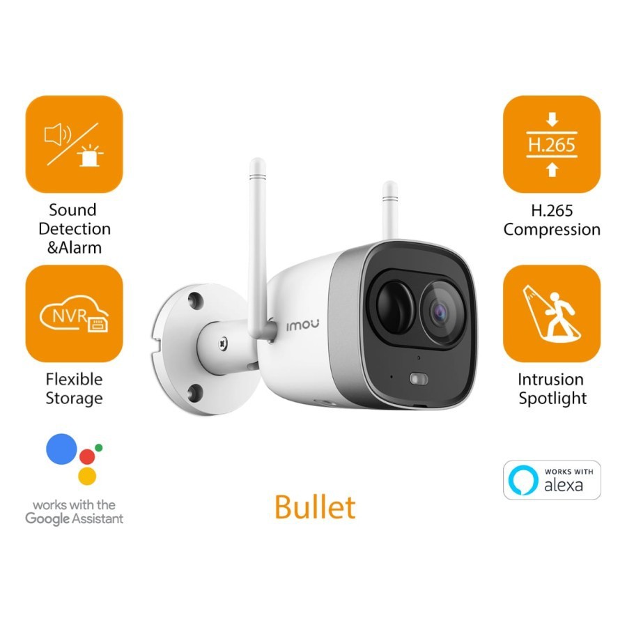 CCTV IMOU NEW BULLET 1080p Wireless IP Camera Outdoor - Cloud | Kamera IP GARANSI RESMI