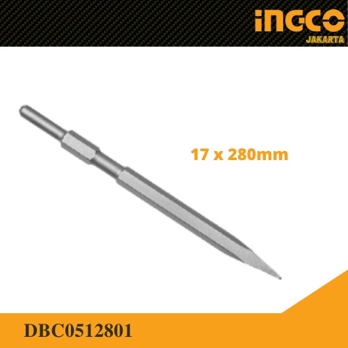 Mata Bor Bobok (17 mm) SDS-Hex Chisel Point INGCO Pahat Tembok Beton