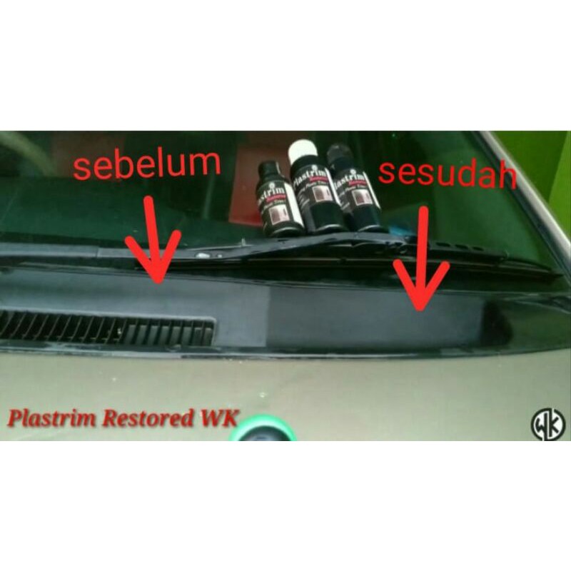 Penghitam Body Permanen Penghitam Body Kasar Dashboard Spakbor Plastrim Restored back to black by WK