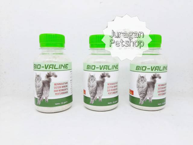 BIO LYSINE 50GR | Vitamin Kucing | Penggemuk Kucing | BIO VALINE | BIO TRIPTOPHAN | Anti Stress |