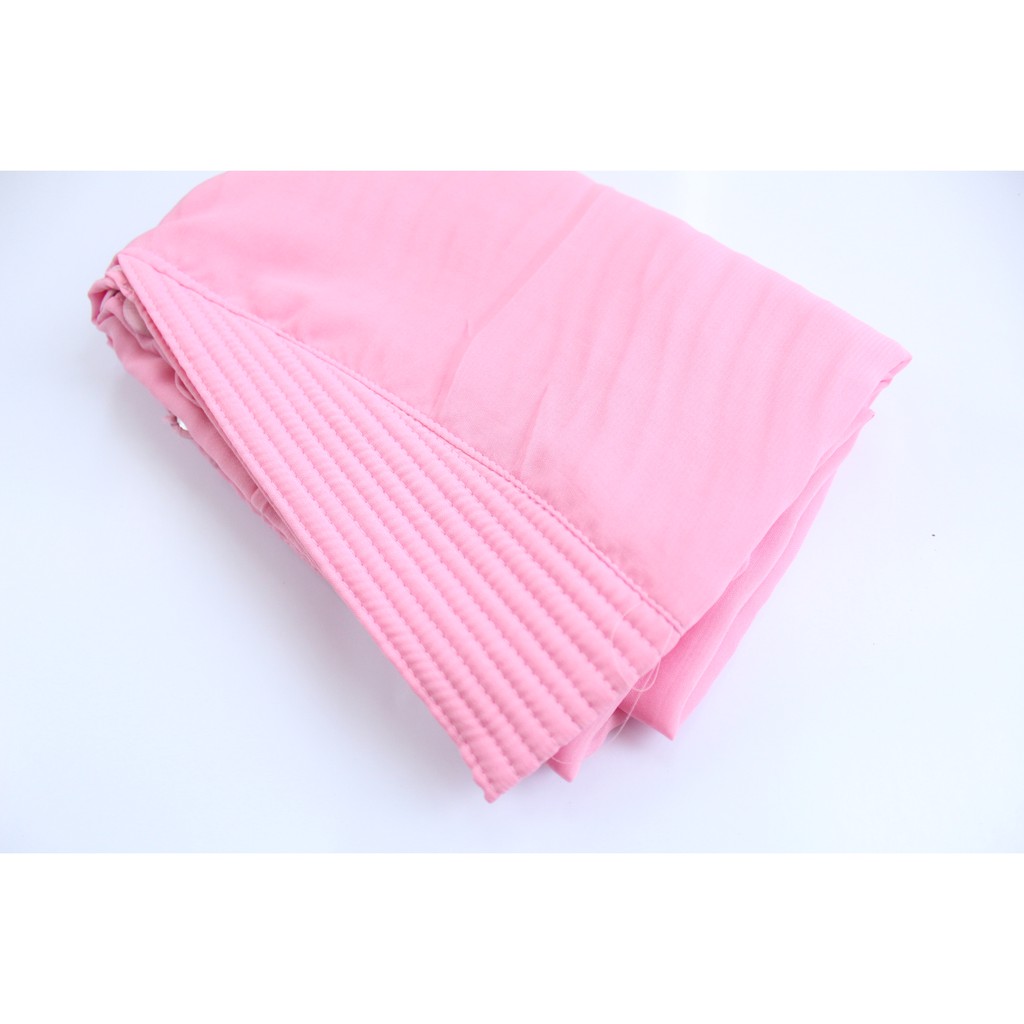 [BISA COD] KHIMAR RAUDAH JUMBO  2 LAYER FREE BROS / HIJAB SYARI / KERUDUNG JILBAB 2 LAYER TERBARU-Baby Pink