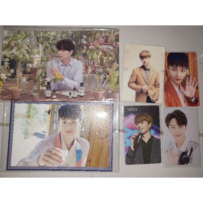 PC photocard postcard Yook Sungjae BTOB sg season greetings some by mi tiu concert bnd be together