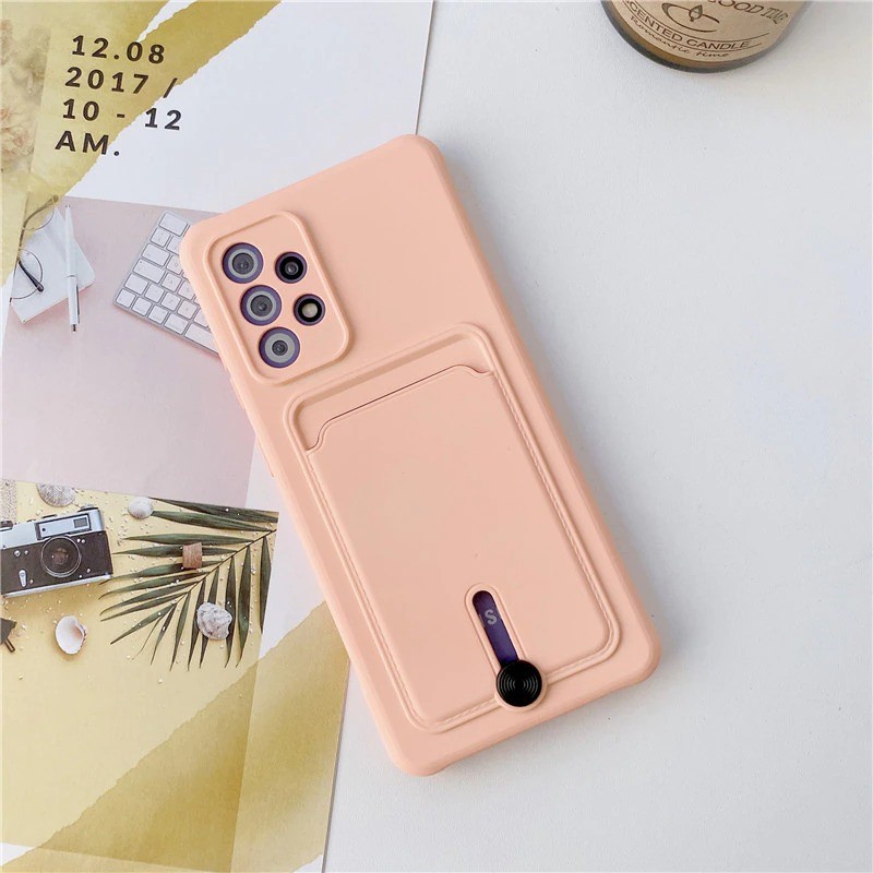 Case Samsung Galaxy A32 4G Softcase Wallet Case Card Holder Silicone