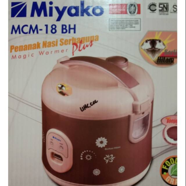 Rice cooker miyako mcm-18bh