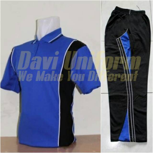 Baju Senam Training Set Stelan Trening Lengan Pendek 