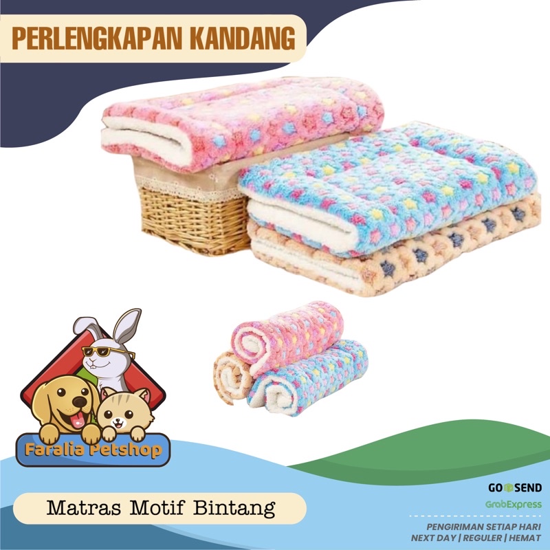 Matras Bintang Kasur Anjing Kucing Alas Tempat Tidur Hewan Dog Cat Peti