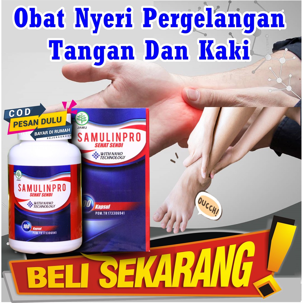 Bisa Cod Obat Alami Nyeri Pergelangan Tangan Kaki Pada Lansia Samulinrpo Sehat Sendi 100 Asli Shopee Indonesia