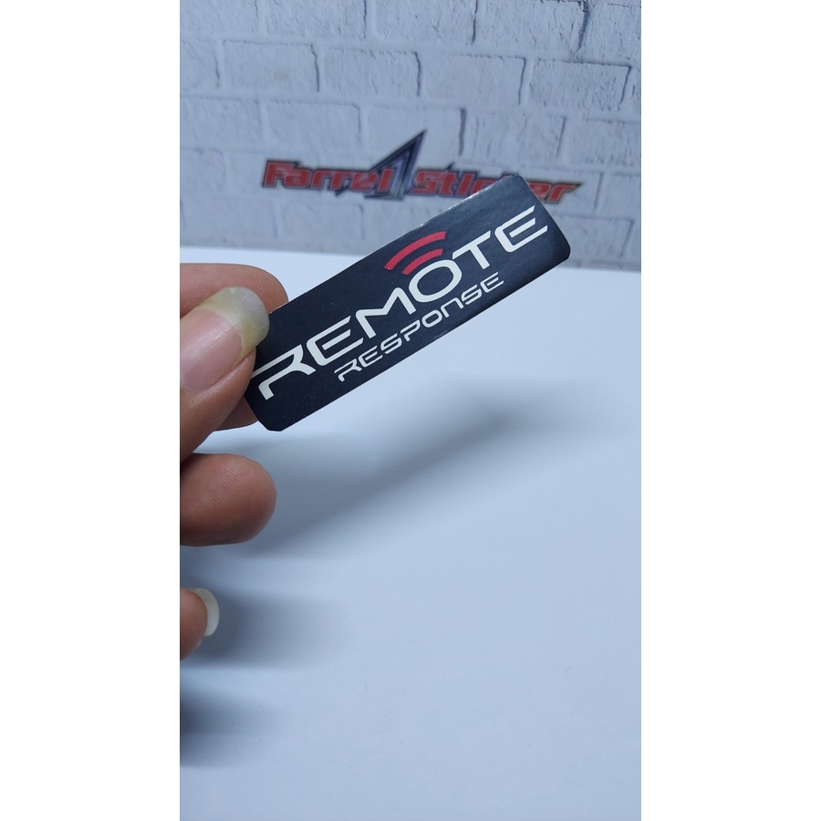 stiker sticker REMOTE REPONSE