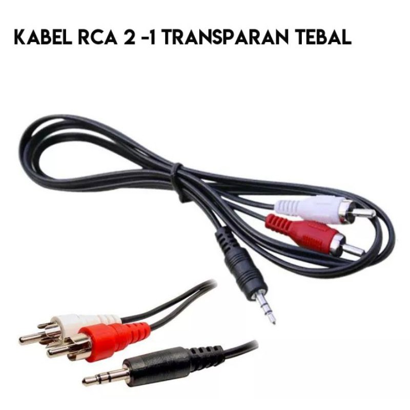 Kabel Aux 3.5mm 2 in 1 dan 3 in1  / KABEL AUX 3.5 TO 3 RCA 1.5m / Kabel aux 3,5 to 2 Rca 1,5m