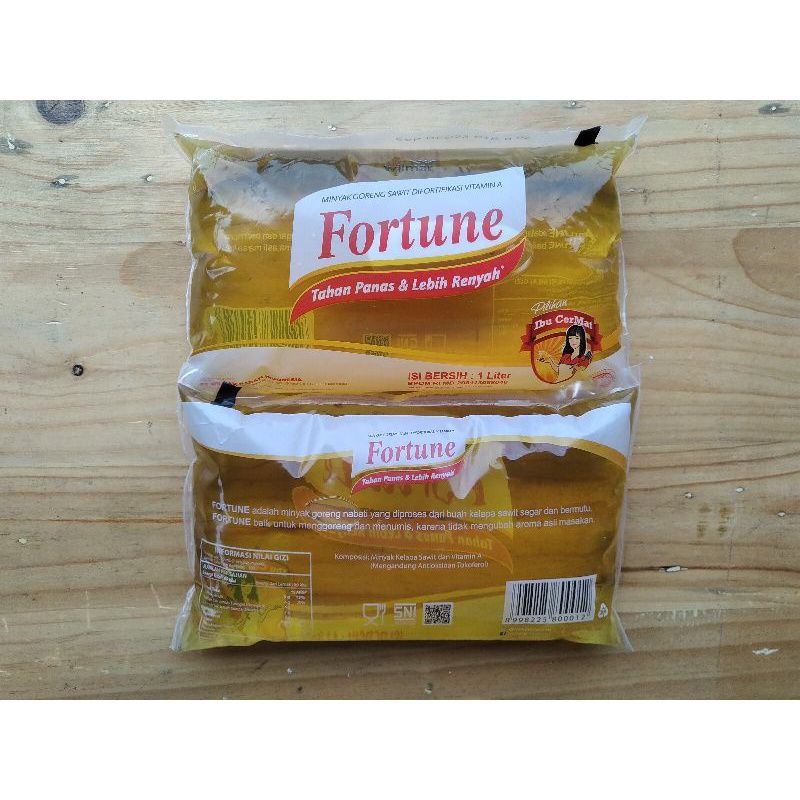 

Minyak goreng Fortune bantal 1L