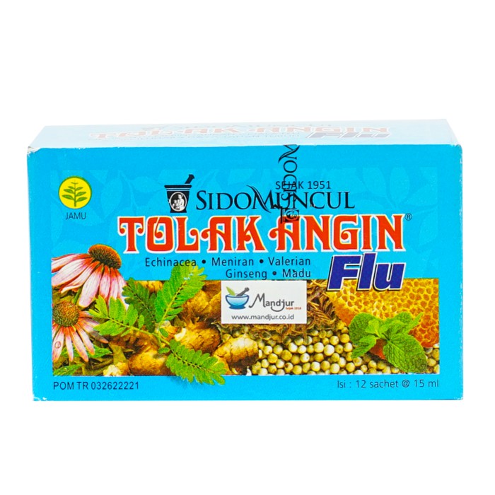 

Tolak Angin Flu - Dus Isi 12 Sachet