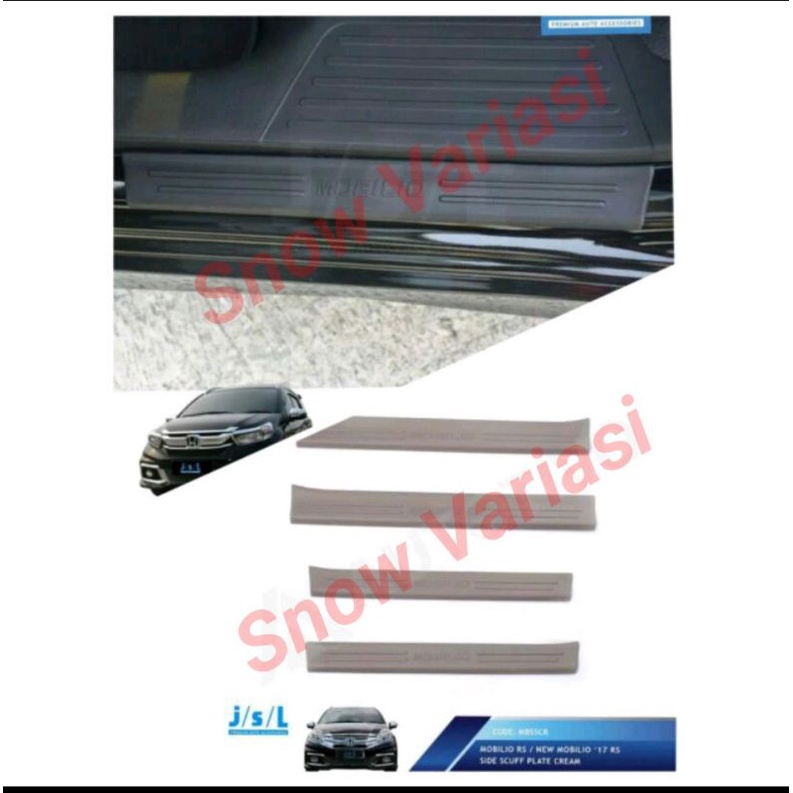 Sillplate Samping Mobilio RS 2013-2016/ New mobilio RS 2017 Hitam Cream JSL