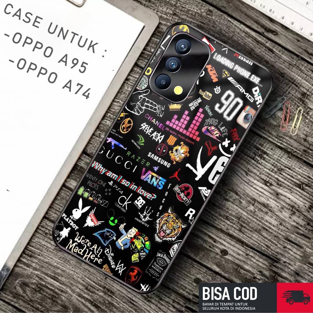 Case OPPO A95 4G/A74 4G  - Casing  OPPO A95 4G/A74 4G [ TMBLR ] Silikon OPPO A95 4G/A74 4G  - Case H