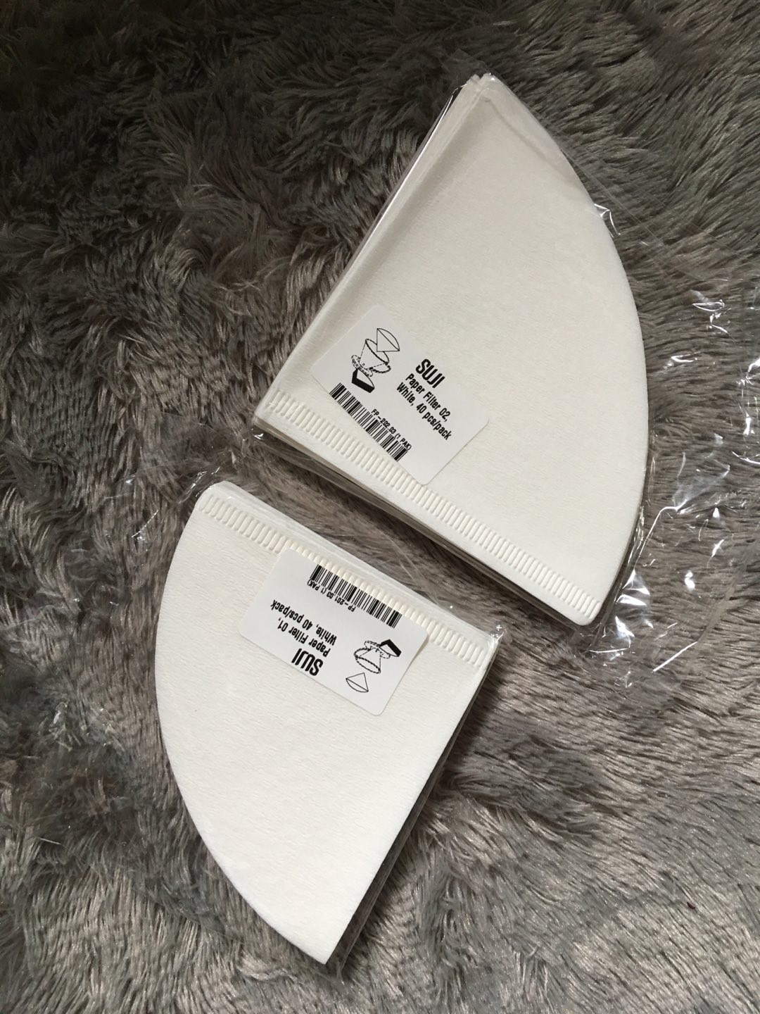 Suji Paper Filter 02, White, 40 Pcs/pack