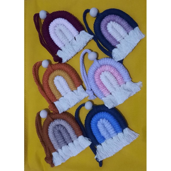 MACRAME RAINBOW || GANTUNGAN TAS || GANTUNGAN KUNCI